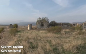İşğaldan azad olunan Çərəkən kəndi - VİDEO